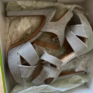 Sam Edelman Elegant Silver Women's Heels